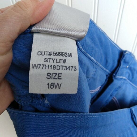 NYDJ Blue Ankle Jeans Plus Size 16W Roll Cuff Women's Slimming Spring Womens - Picture 7 of 7